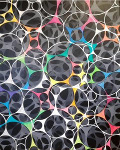 All the colors between black and white