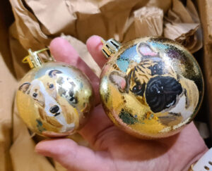 Joulupallo/koristepallo tilauksesta